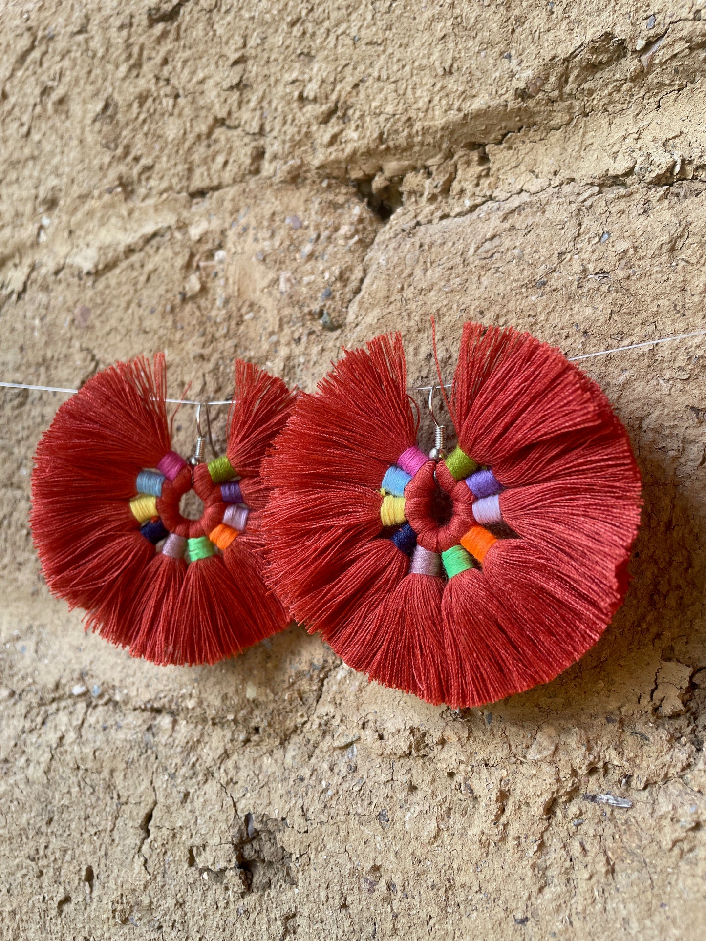 Joyas: Jewel Tassel Artisan Earrings