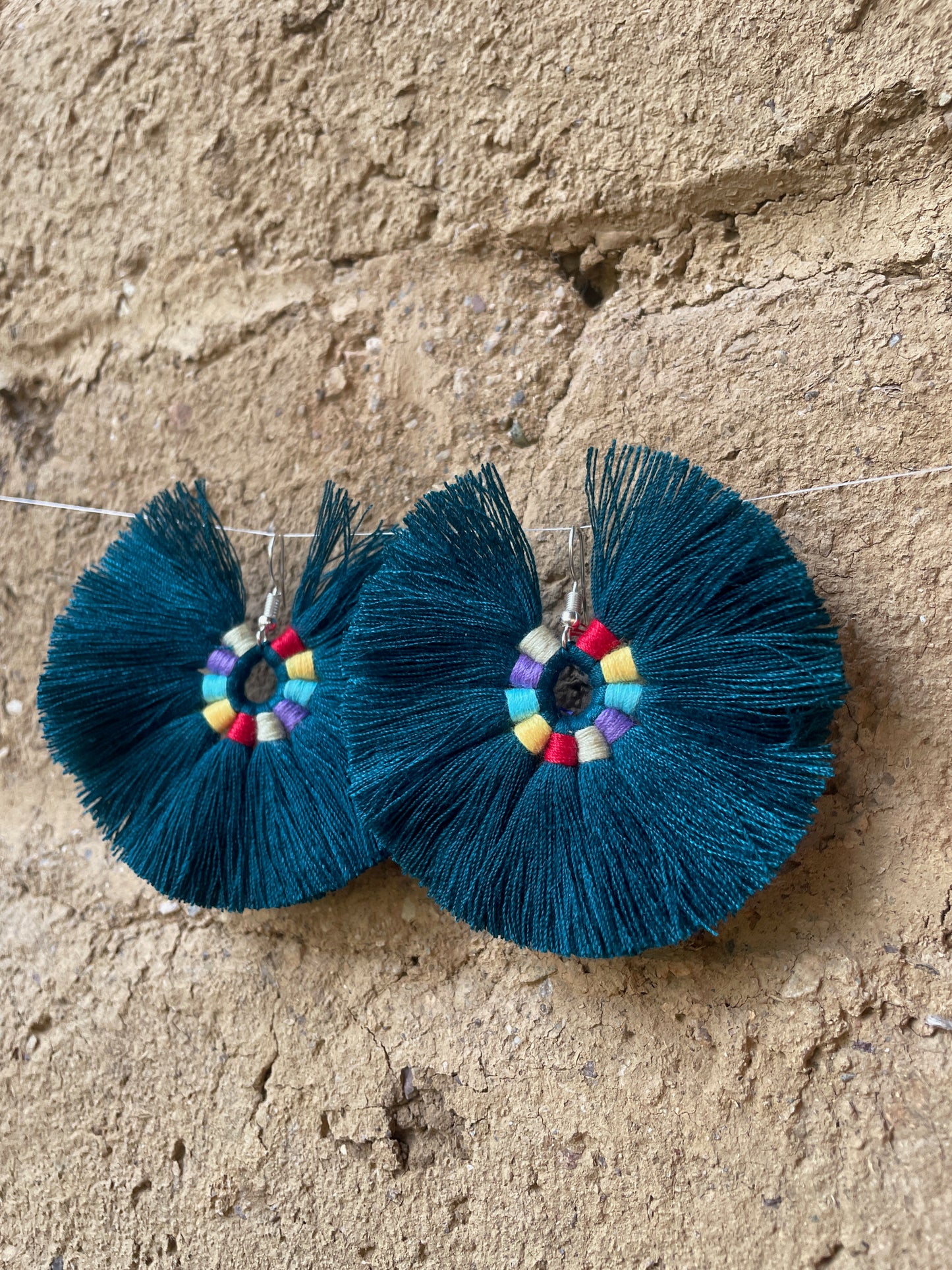 Joyas: Jewel Tassel Artisan Earrings