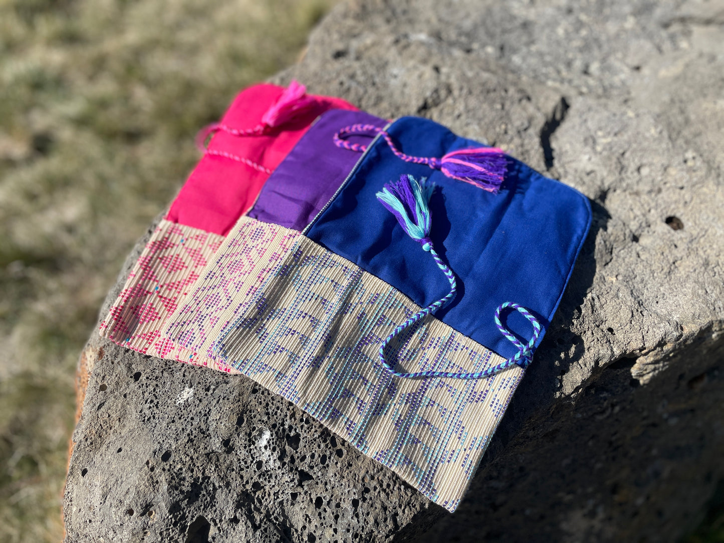 Handwoven Eco-friendly Artisan Utensil Wrap
