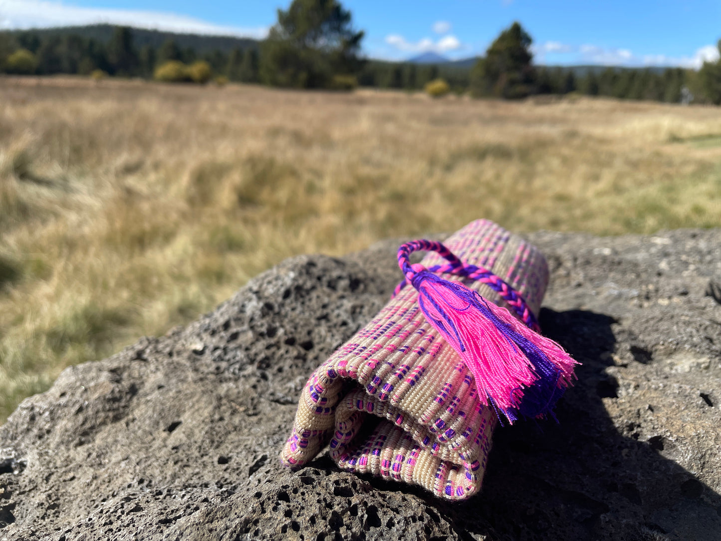 Handwoven Eco-friendly Artisan Utensil Wrap
