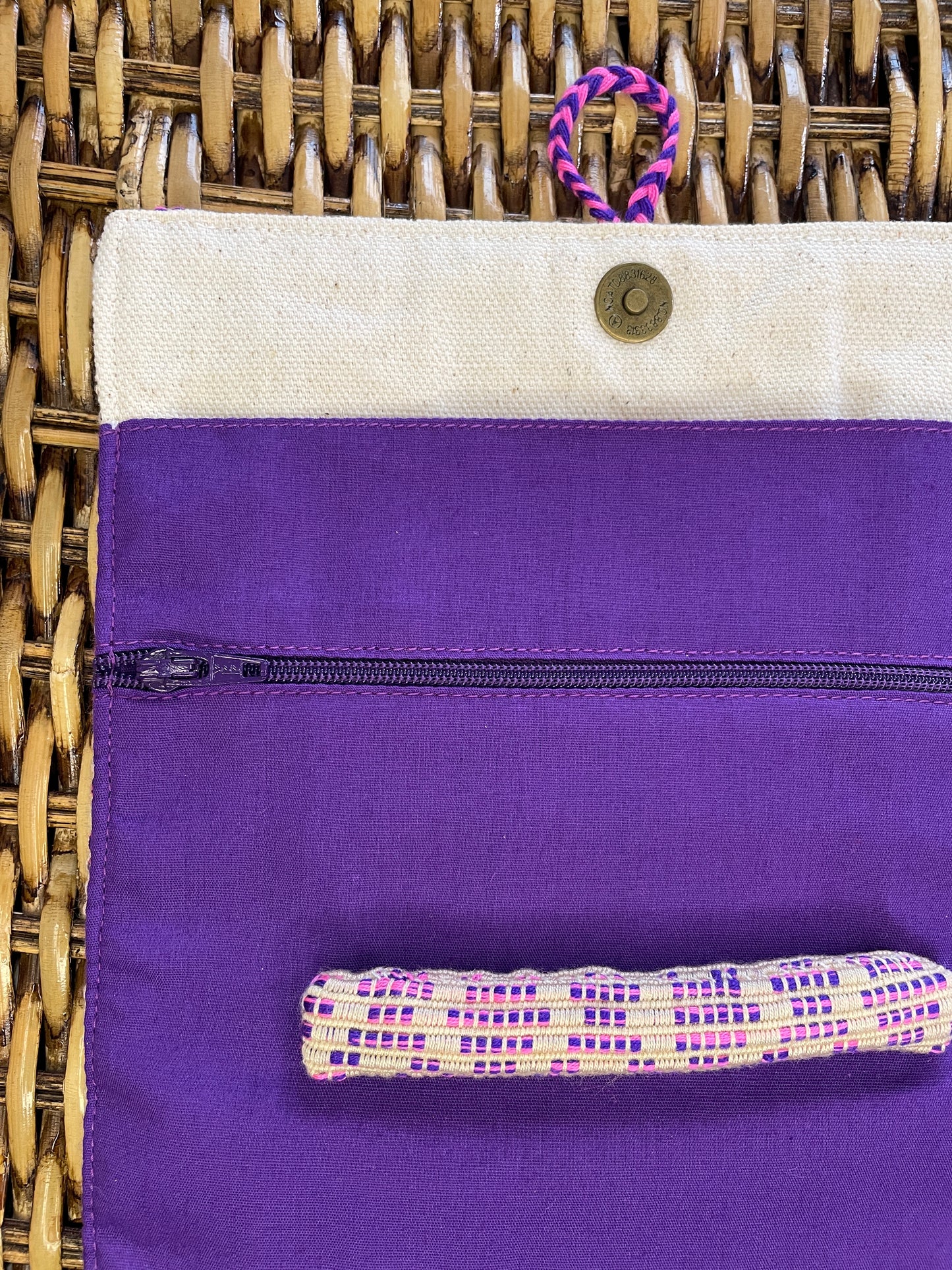 Handwoven Artisan Compact Jewelry Organizer