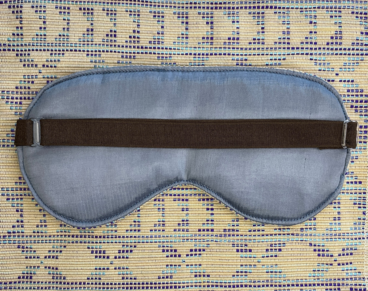 Handwoven Silk-Lined Artisan Eye Mask