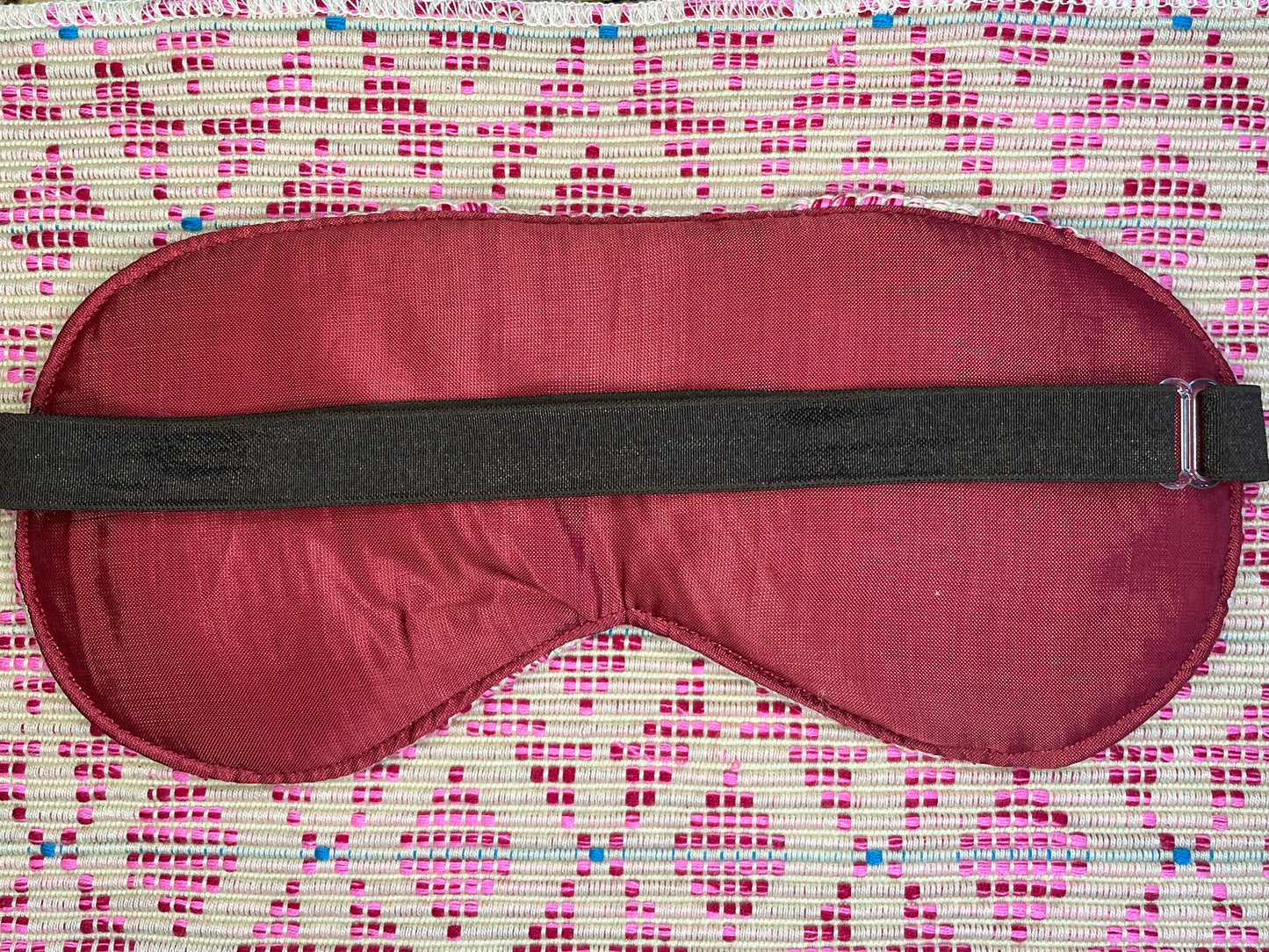 Handwoven Silk-Lined Artisan Eye Mask