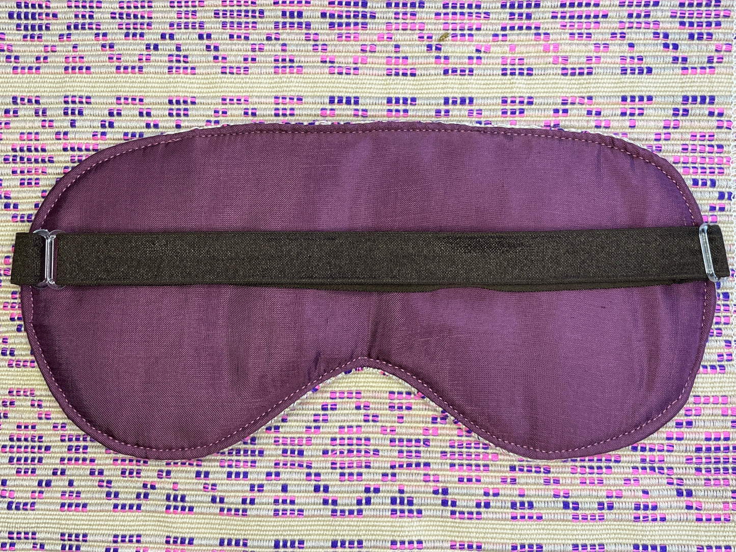 Handwoven Silk-Lined Artisan Eye Mask