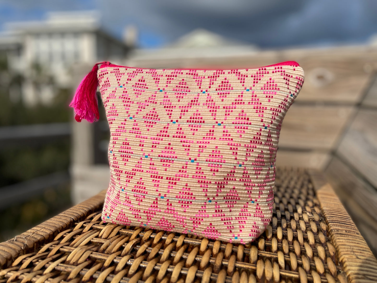 The "Weekender" Travel Accessory Trio with Cosmetic Bag, Jewelry Clutch, and Silky Eye Mask