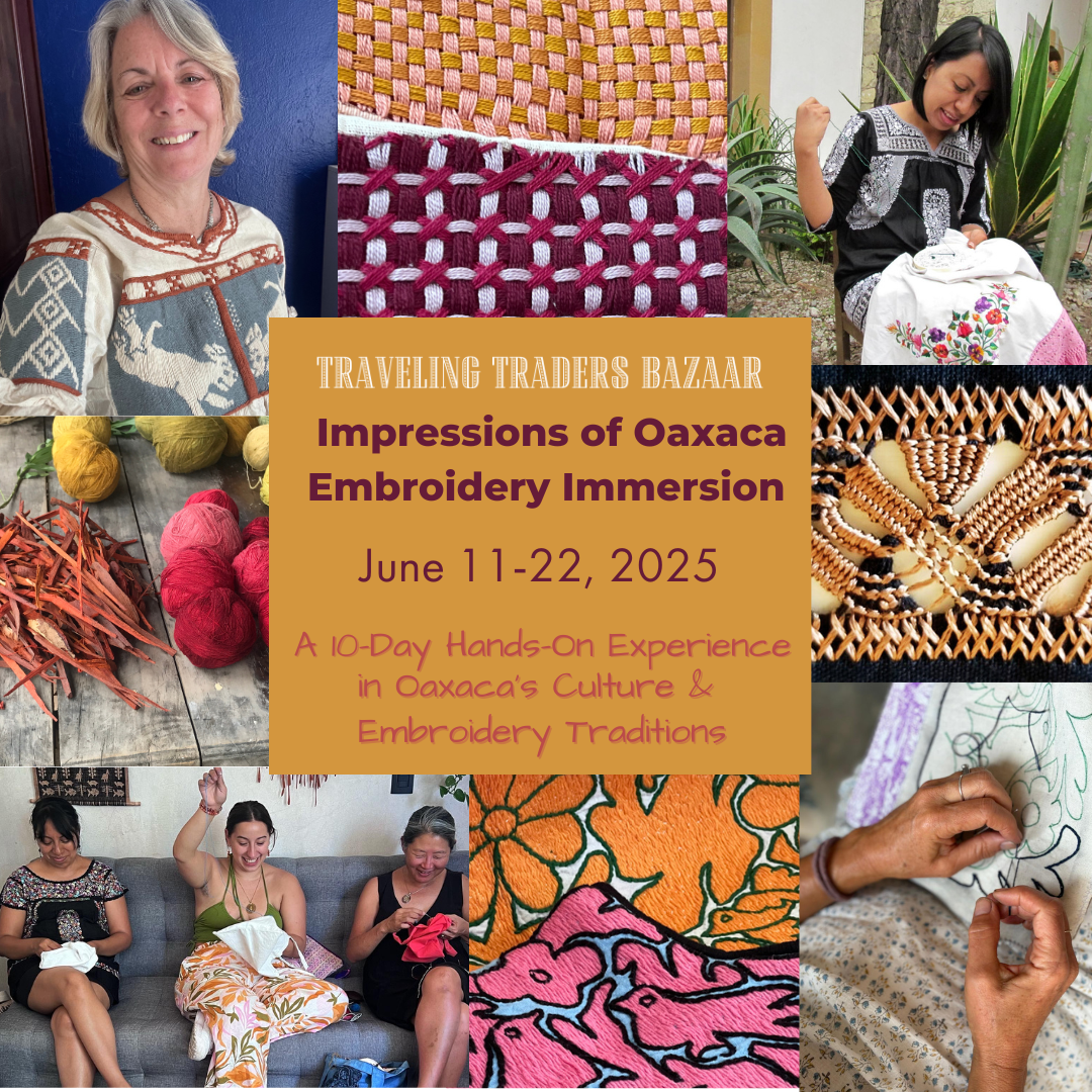 Load video: informational call about embroidery immersions in Oaxaca