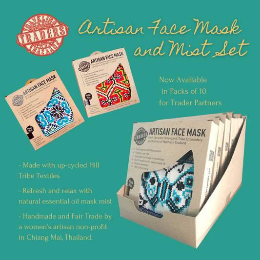 Hill Tribe Artisan Face Mask & Essential Oil Mist Set (UNIT OF 10)