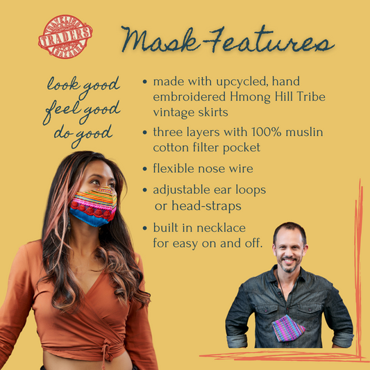Hill Tribe Artisan Face Mask & Essential Oil Mist Set (UNIT OF 10)