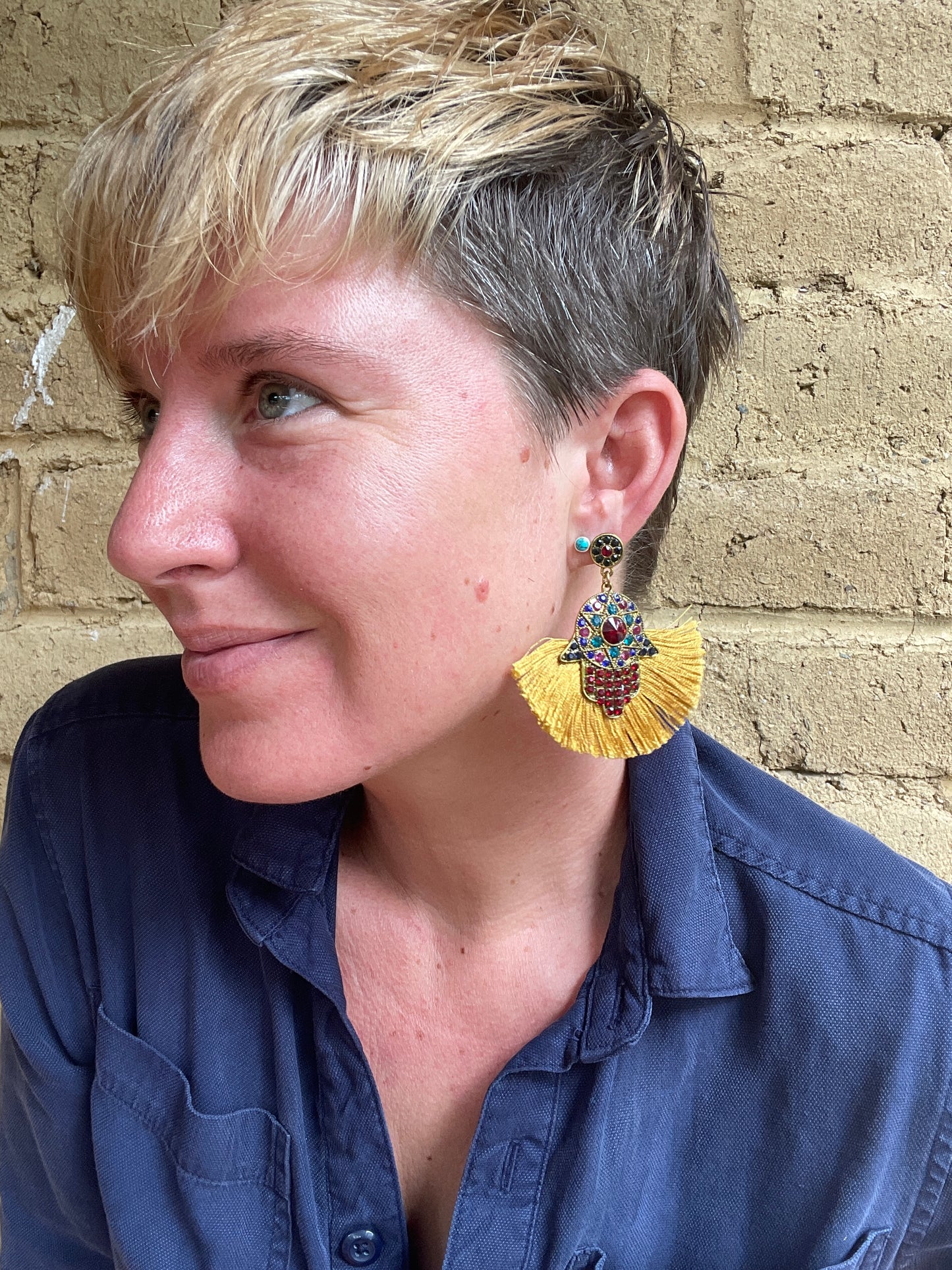 Hamsas - Sparkle Artisan Earrings