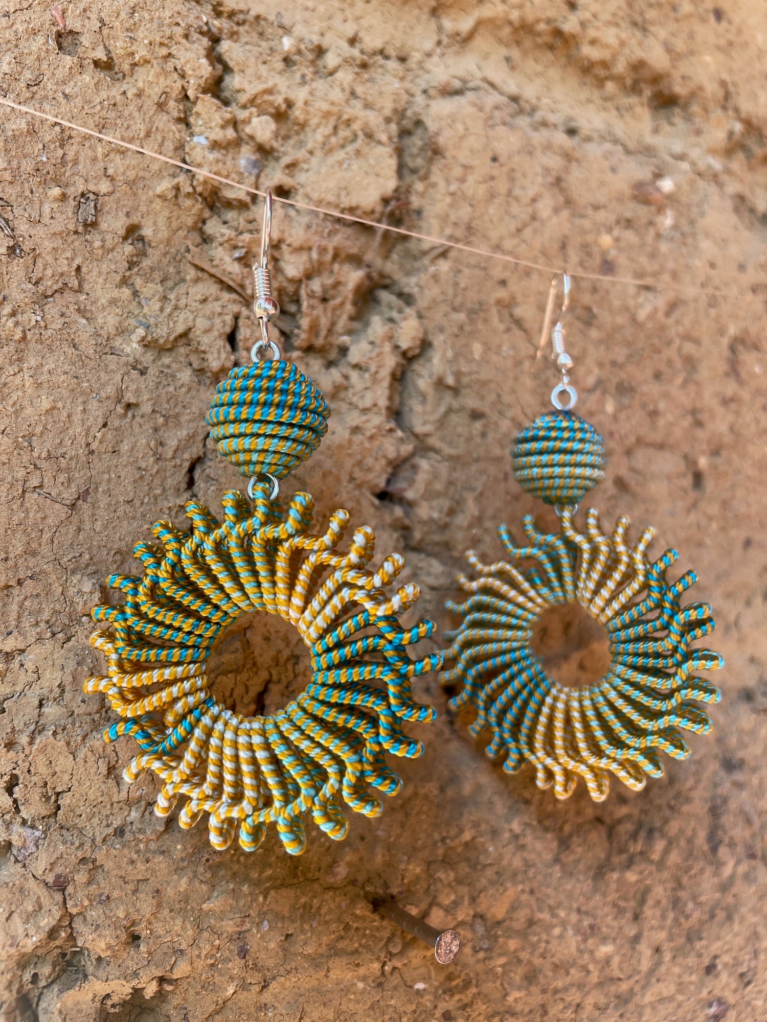 Wirework earrings cheap