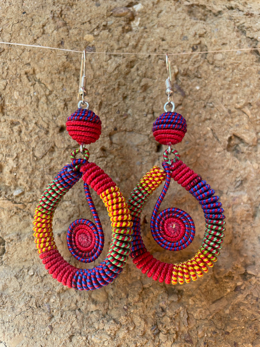 Cosmos: Mayan Wirework Earrings