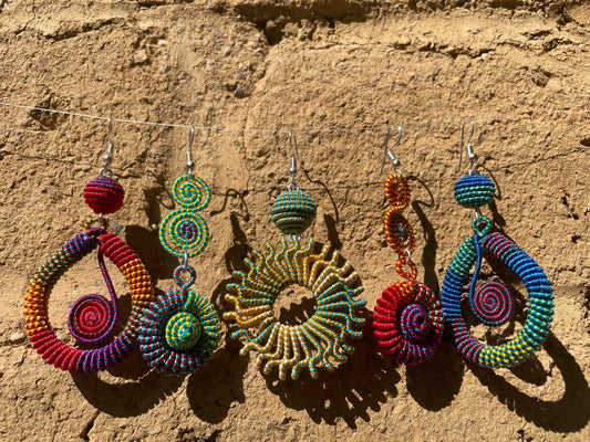 Cosmos: Mayan Wirework Earrings