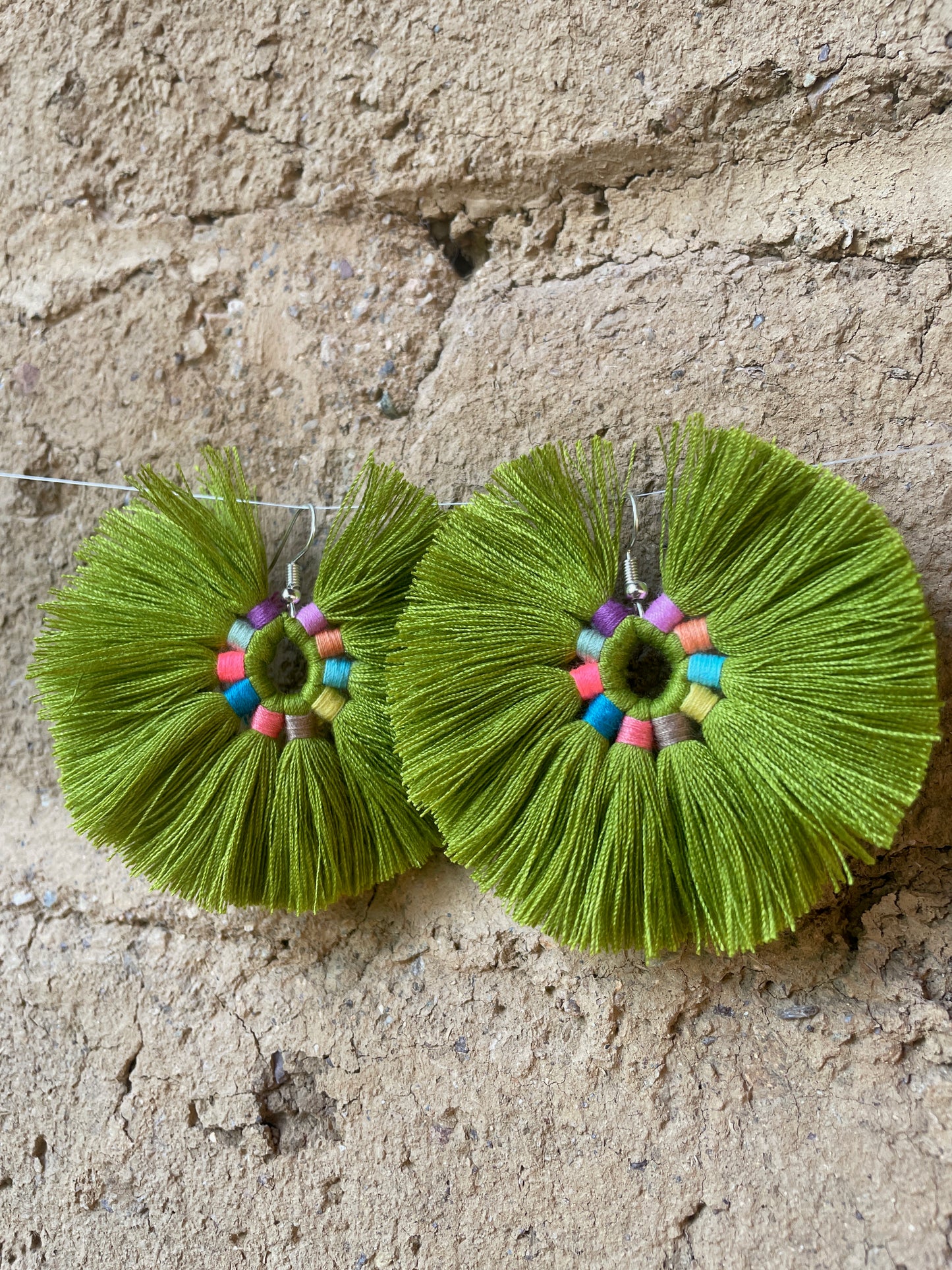 Joyas: Jewel Tassel Artisan Earrings