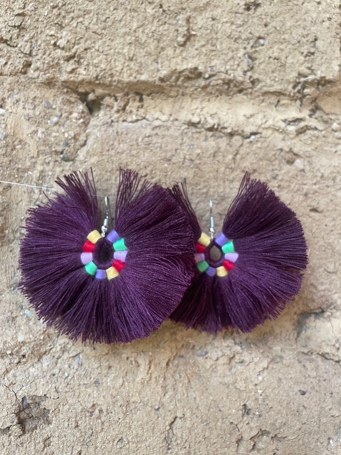 Joyas: Jewel Tassel Artisan Earrings