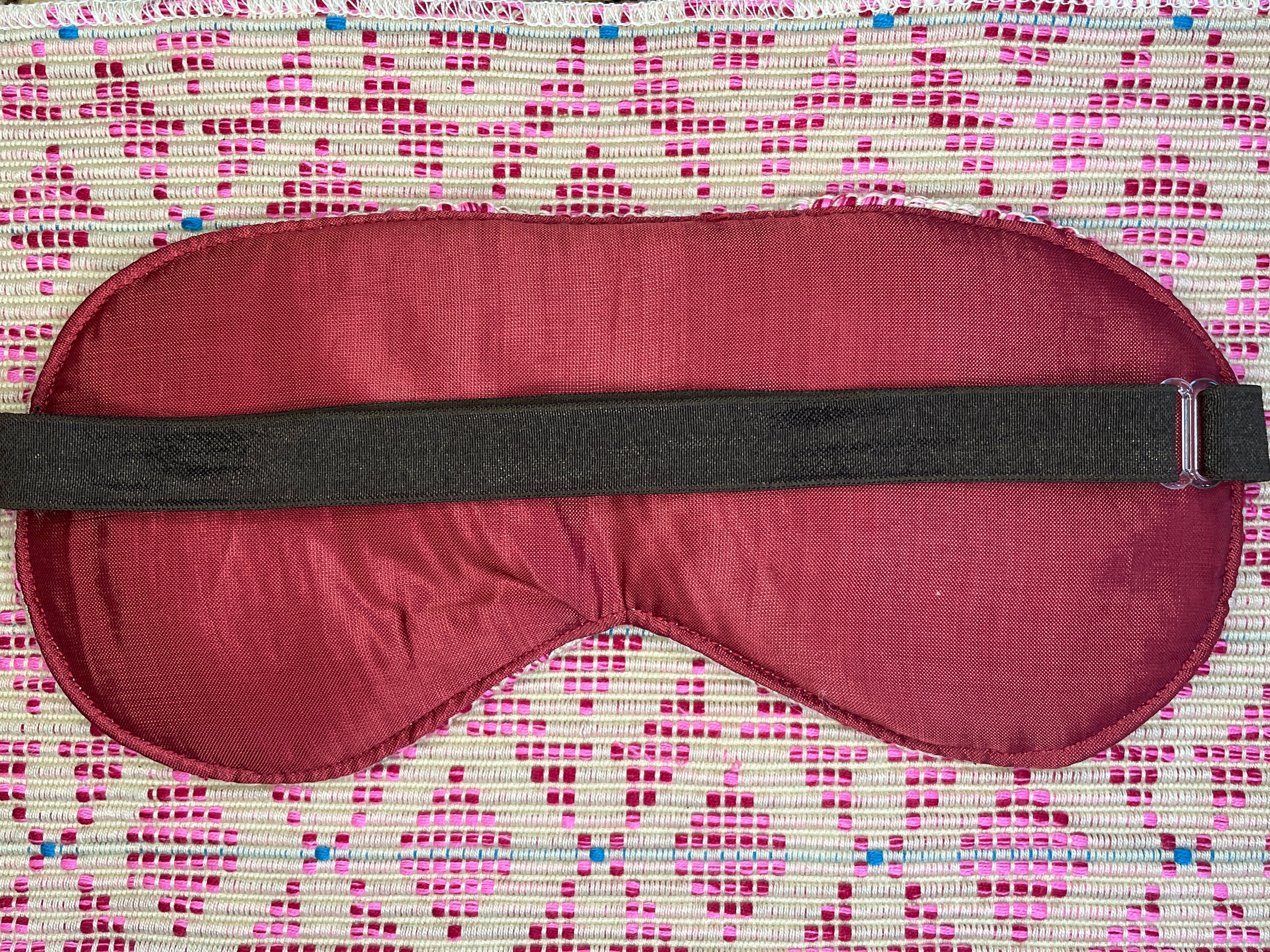 Handwoven Silk-Lined Artisan Eye Mask – Traveling Traders Bazaar
